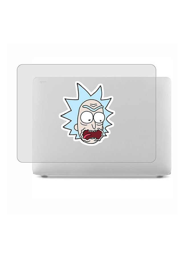 Theodor 2-Piece Printed Protective Hardshell Rubberized Case Cover For MacBook Pro Silver - Image 1