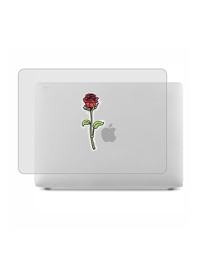 ثيودور غطاء حماية واق صلب مغلف بالمطاط مزين بطبعة لجهاز ماك بوك برو مكون من قطعتين - Image 1