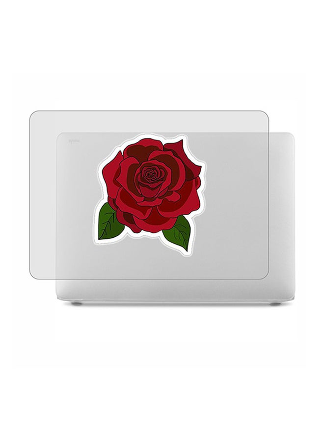 ثيودور غطاء حماية واق صلب مغلف بالمطاط مزين بطبعة لجهاز ماك بوك برو مكون من قطعتين - Image 1