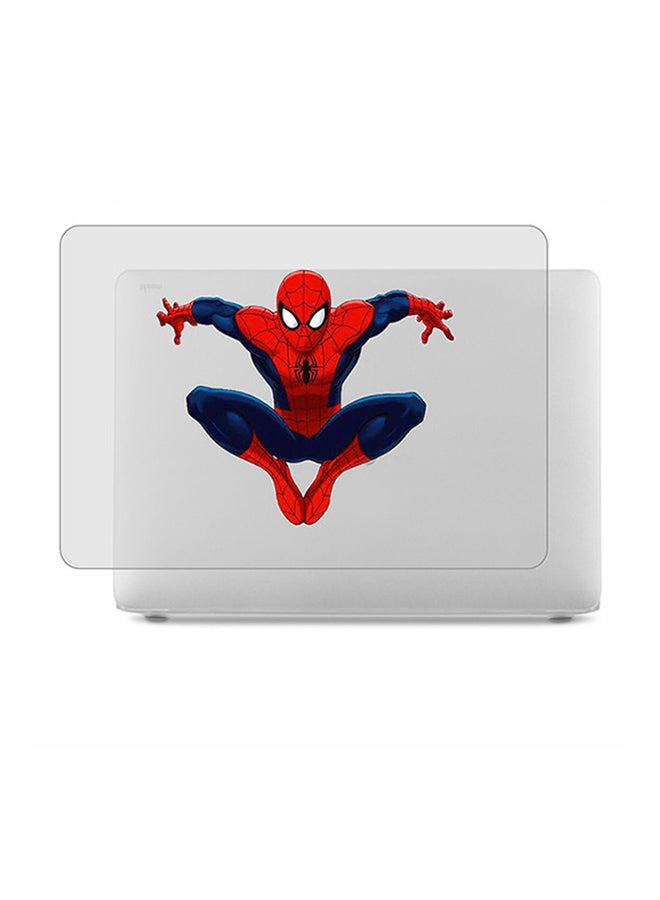 ثيودور غطاء حماية واق صلب مغلف بالمطاط مزين بطبعة لجهاز ماك بوك برو مكون من قطعتين - Image 1