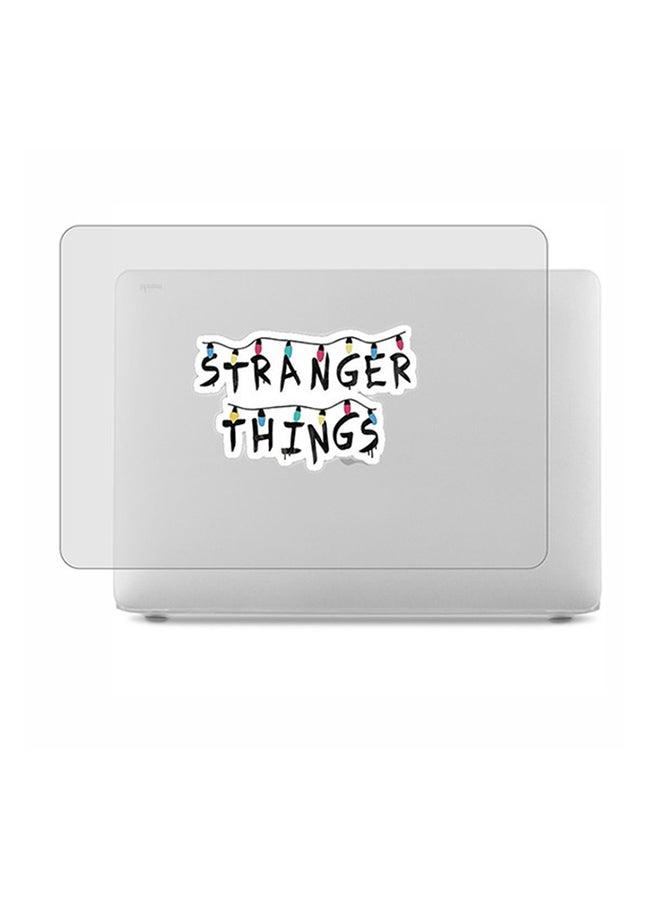 Theodor 2-Piece Printed Protective Hardshell Rubberized Case Cover For MacBook Pro Silver - Image 1