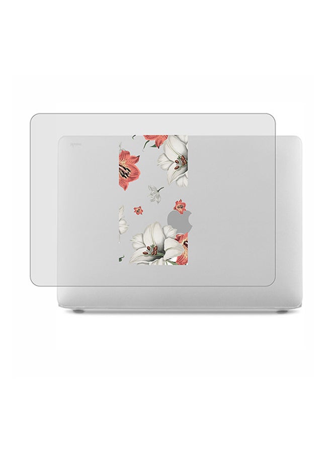 ثيودور غطاء حماية واق صلب مغلف بالمطاط مزين بطبعة لجهاز ماك بوك برو مكون من قطعتين - Image 1