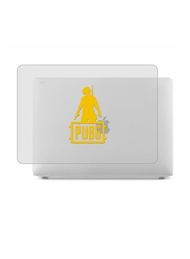 Theodor 2-Piece Printed Protective Hardshell Rubberized Case Cover For MacBook Pro Silver - Image 1