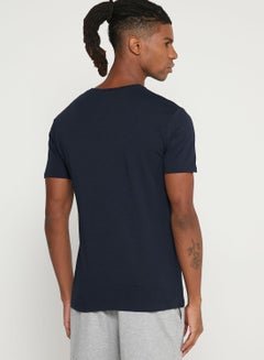 U.S. Polo Assn. Logo V Neck T-Shirt Navy  - Image 2