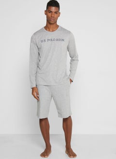 U.S. Polo Assn. Crew Neck T-Shirt Grey  - Image 4