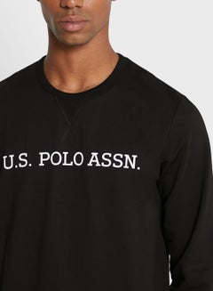 U.S. Polo Assn. Logo Printed Sweatshirt Black  - Image 3