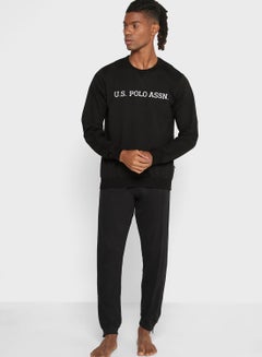 U.S. Polo Assn. Logo Printed Sweatshirt Black  - Image 4