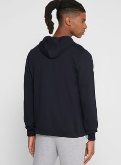 U.S. Polo Assn. Basic Casual Logo Hoodie Navy  - Image 2