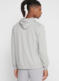 U.S. Polo Assn. Basic Casual Logo Hoodie Grey  - Image 2
