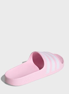 Adidas Kids Adilette Slides Pink/White  - Image 2