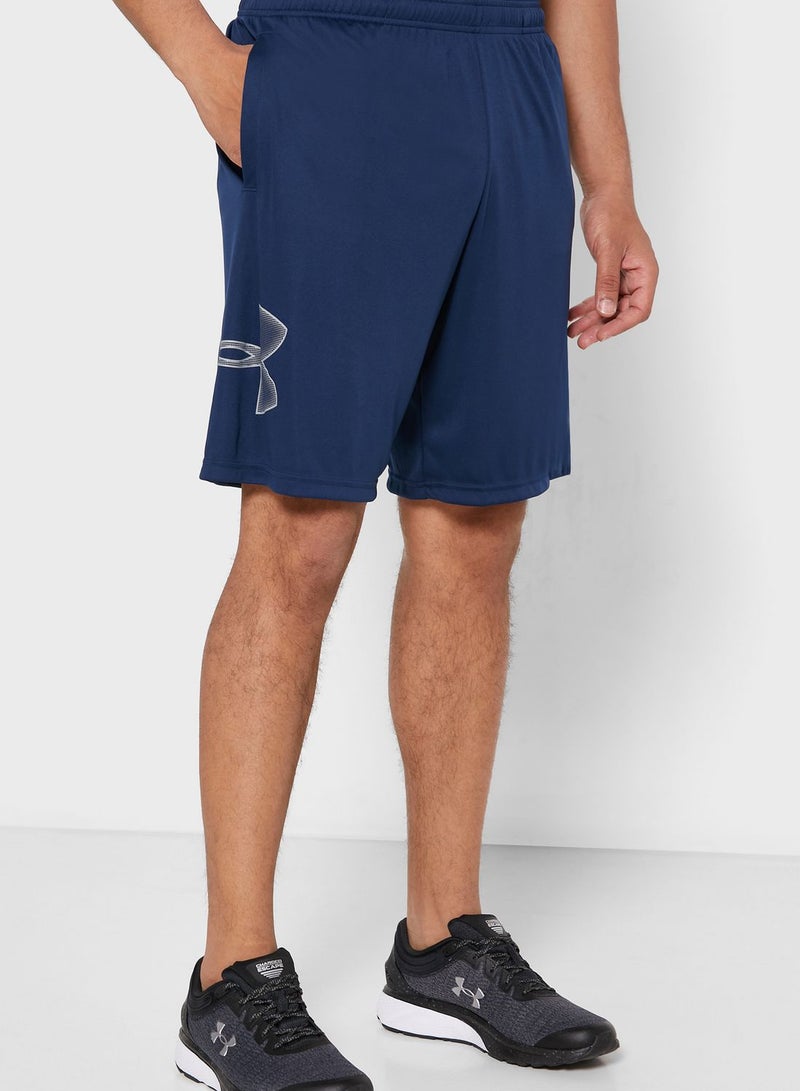 UNDER ARMOUR Tech Graphic Shorts Navy  - Image 1