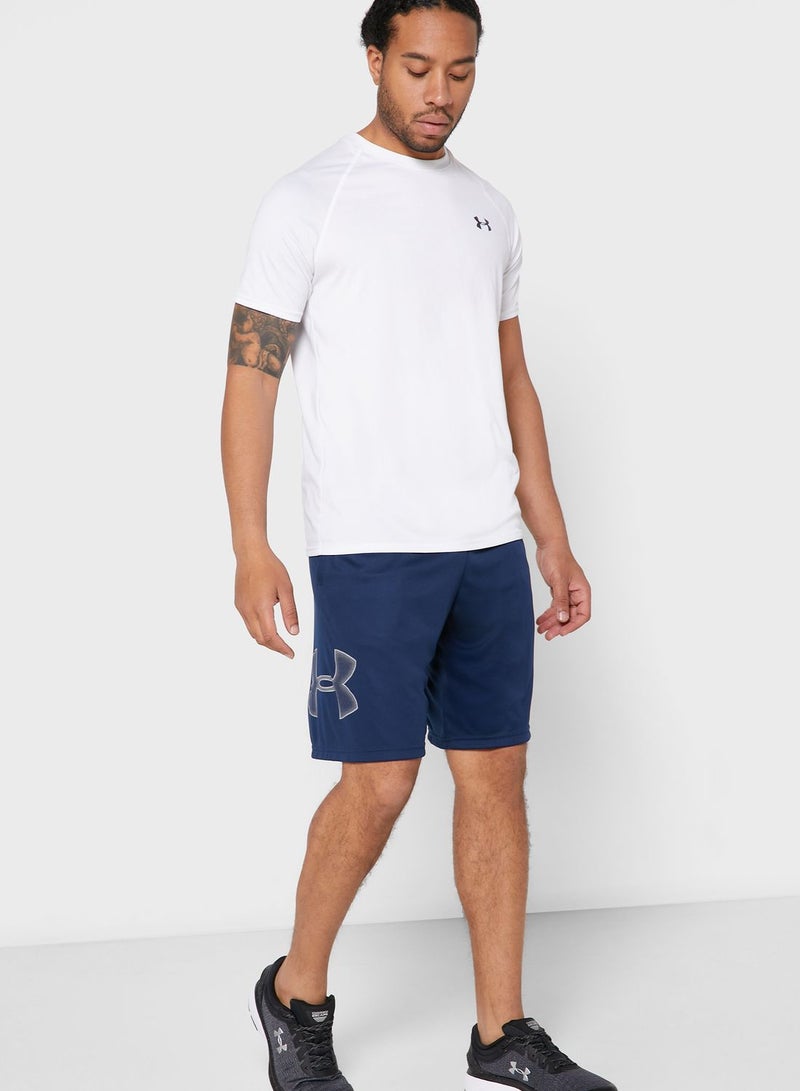 UNDER ARMOUR Tech Graphic Shorts Navy  - Image 3