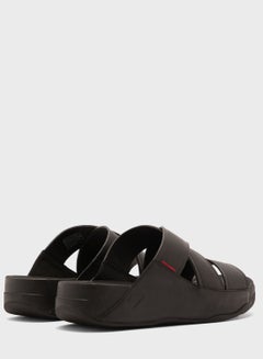 FitFlop Cross Strap Casual Sandals Black  - Image 4