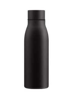 Steel Water Bottle Matte Black 600ml