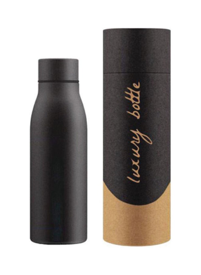 Generic - Steel Water Bottle Matte Black 600ml - Image 1