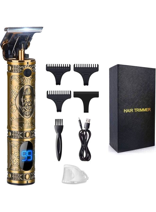 Generic - Rechargeable Sculpture Head Carving Trimmer Gold 14.5cm - Image 1