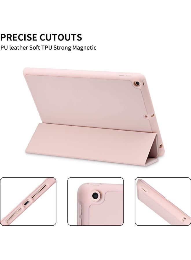 ZENHOME Folding Bracket Protective Cover For Apple iPad 10.2-Inch Pink - Image 4