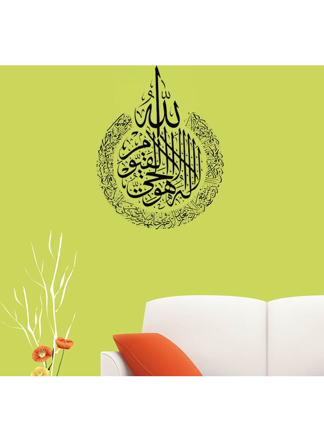 Wall Sticker Wide Application Stylish PVC Eye-catching Letter Wall Decal for Living Room Black 45x3x3cm - Image 2