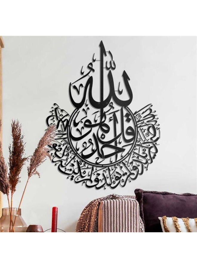 Wall Sticker Wide Application Stylish PVC Eye-catching Letter Wall Decal for Living Room Black 45x3x3cm - Image 4