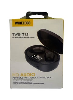TWS-12 In-Ear Wireless Headphones Black