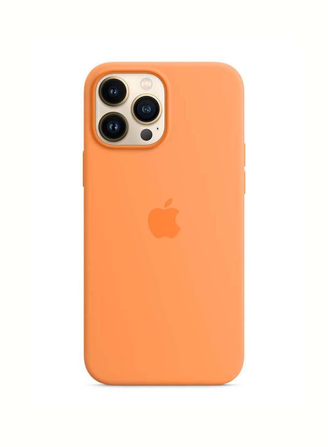 Apple - iPhone 13 Pro Max Silicone Case with MagSafe Marigold - Image 1
