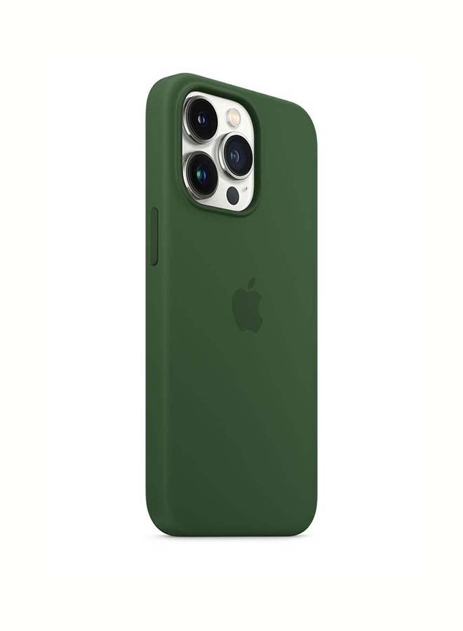 Apple - iPhone 13 Pro Silicone Case with MagSafe Clover - Image 1