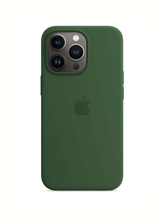 Apple - iPhone 13 Pro Silicone Case with MagSafe Clover - Image 1