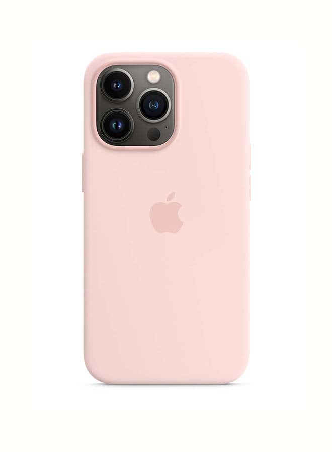Apple - iPhone 13 Pro Silicone Case with MagSafe Chalk Pink - Image 1