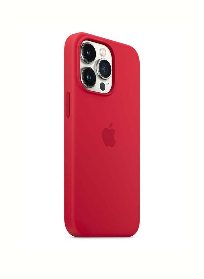 Apple iPhone 13 Pro Silicone Case with MagSafe (PRODUCT)RED - Image 2
