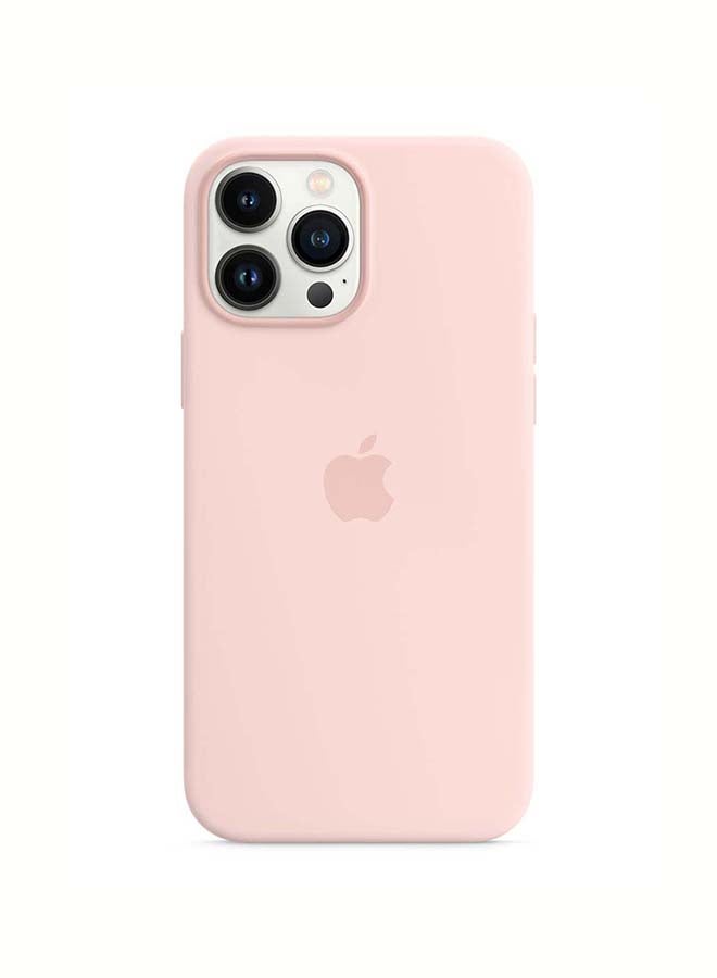 Apple - iPhone 13 Pro Max Silicone Case with MagSafe Chalk Pink - Image 1
