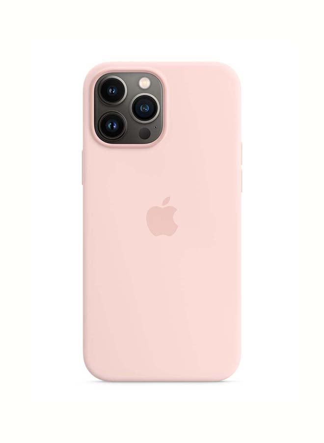 Apple - iPhone 13 Pro Max Silicone Case with MagSafe Chalk Pink - Image 1