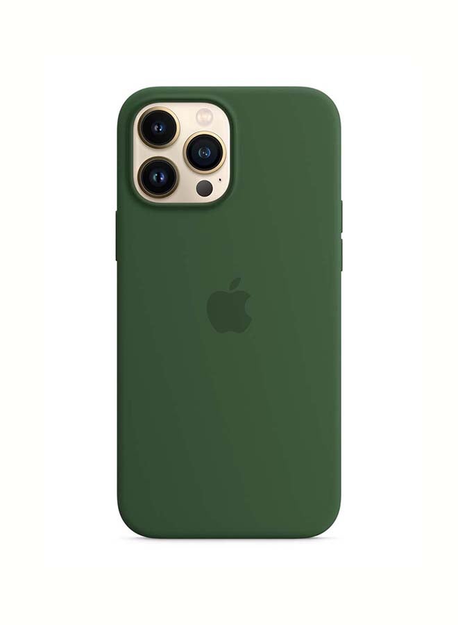 Apple - iPhone 13 Pro Max Silicone Case with MagSafe Clover - Image 1