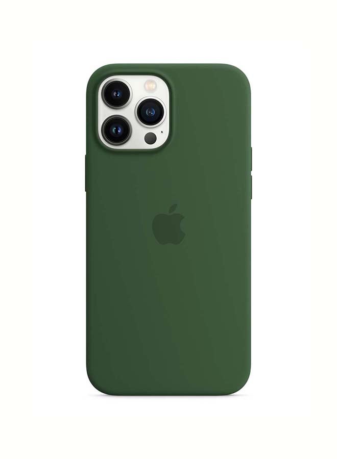 Apple - iPhone 13 Pro Max Silicone Case with MagSafe Clover - Image 1