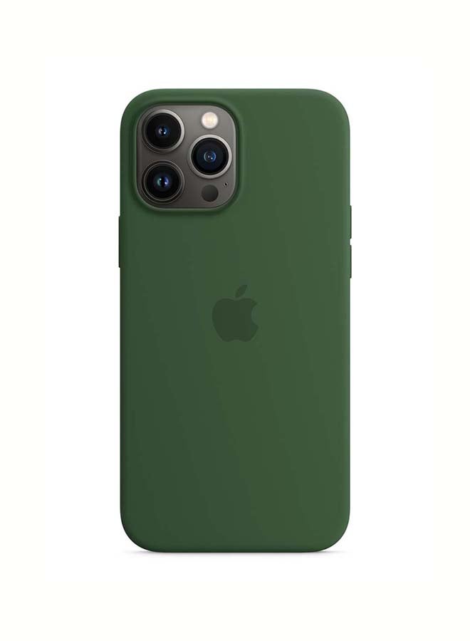 Apple - iPhone 13 Pro Max Silicone Case with MagSafe Clover - Image 1