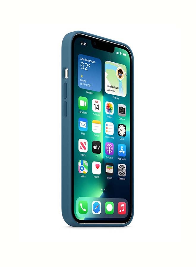 Apple iPhone 13 Pro Silicone Case with MagSafe Blue Jay  - Image 3