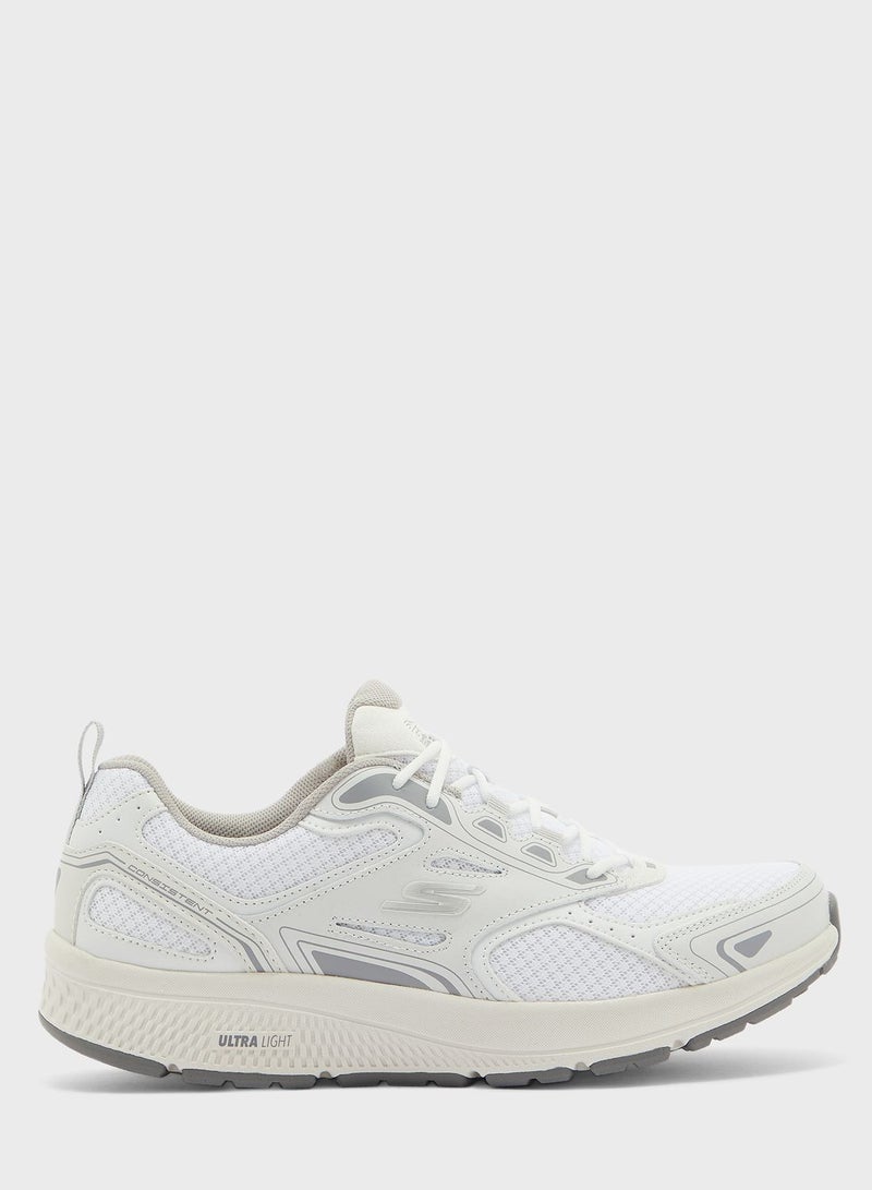 SKECHERS - Men's Go Run Consistent Sports Shoes White - Image 1