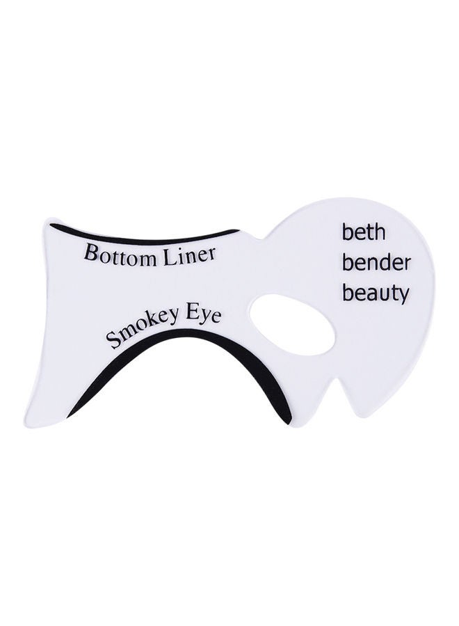 Character Eyeliner Stencil Sticker White - Image 2