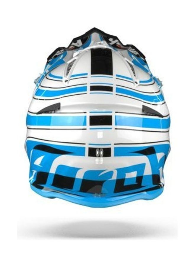 Airoh - Aviator Ace Art Azure Gloss Motocross Helmet - XL - Image 1