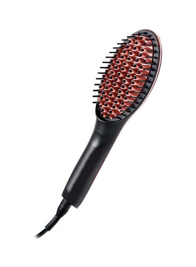 SIMPLY STRAIGHT Ultra Fast Heat Up Straightening Brush Black/Peach - Image 2