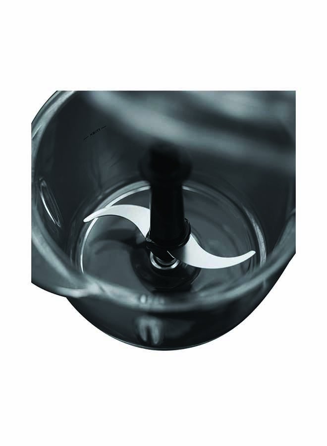 Russell Hobbs Desire Mini Chopper, One-Touch Operation, Dishwasher-Safe, Universal Steel Blades, 500ml Glass Bowl Included 200 W 24662 Black  - Image 4