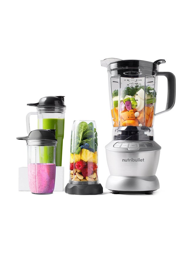 نوتري بوليت خلاط يوضع أعلى الطاولة بثلاث سرعات 1.8 L 1200 W NBC-1110A فضي  - Image 3