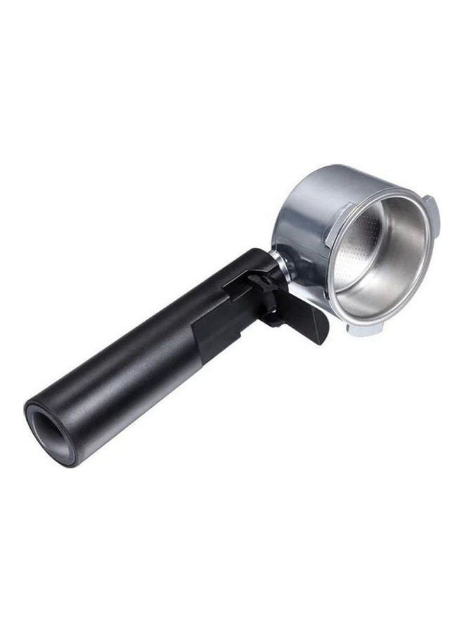 Stainless Steel Wood Handle Coffee Bottomless Portafilter Black/Silver 21cm - Image 3