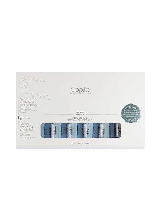 Eva Pack of 10 - Capilo Aqua-Infusion Energikum #31 10*7ml 
