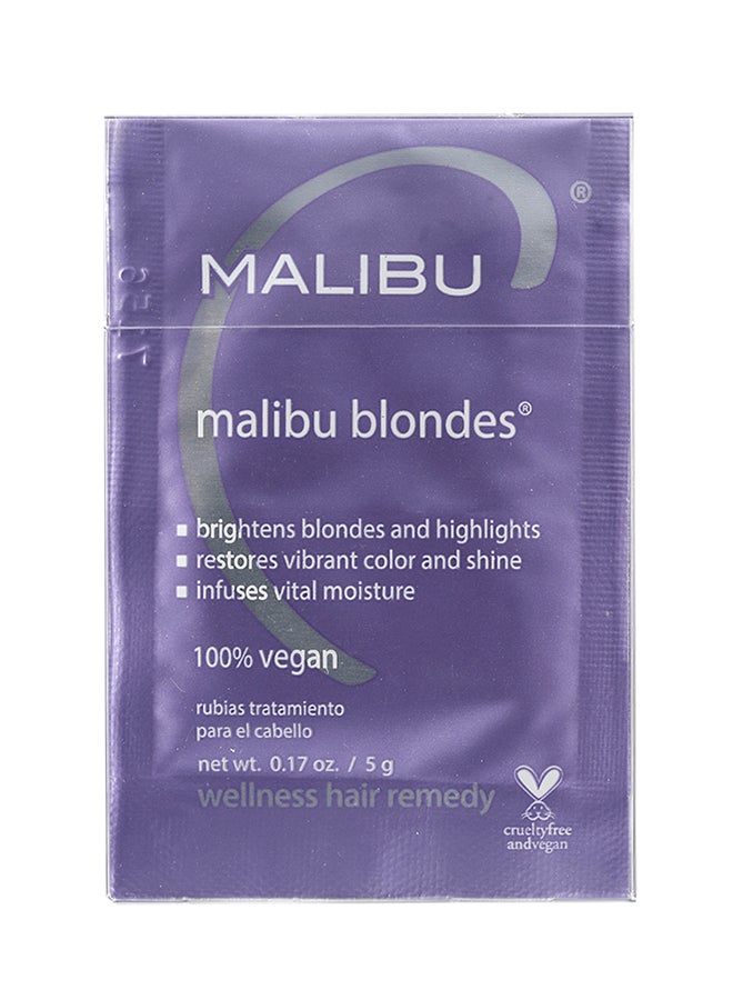Malibu C Pack of 12 - Blondes Wellness Hair Remedy Box 60grams - Image 1