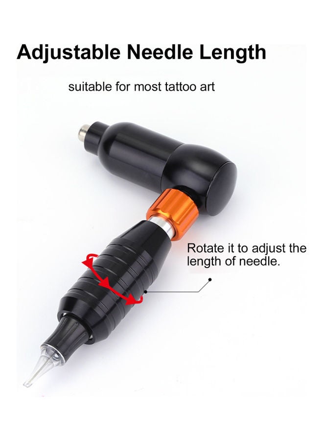 طقم ماكينة تاتو دوارة مصنوع من خليط معدني من الألومنيوم لمحرك شيدر ولينير أحمر - Image 2
