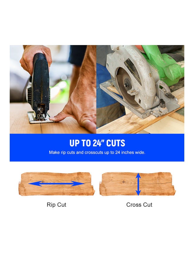 Generic Woodworking Cutting Positioning Guide Blue 44.00X6.00X23.00cm  - Image 3