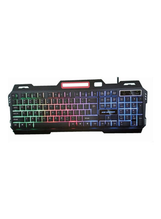 AMTCO K380 Rainbow Light Metal Gaming Keyboard - Image 1