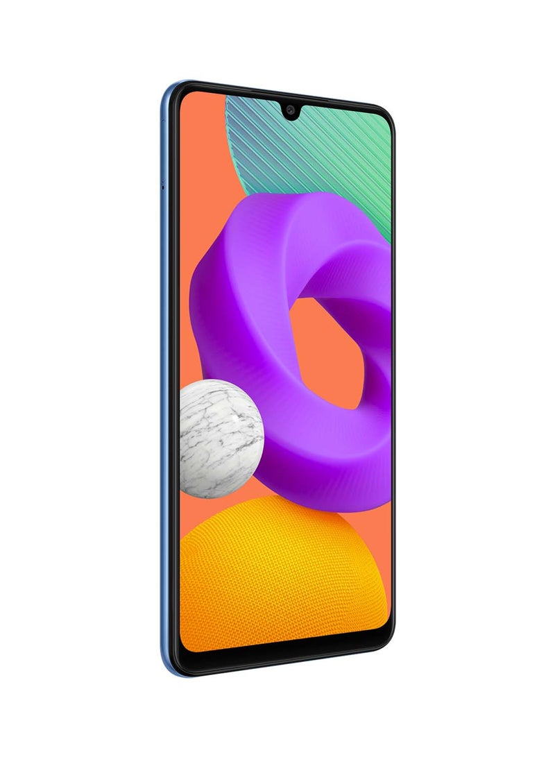 Samsung - Galaxy M22 Dual SIM Light Blue 4GB RAM 64GB LTE - Middle East Version - Image 1