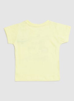 Zarafa Baby Girls Crew Neck T-Shirt lemon Yellow  - Image 2