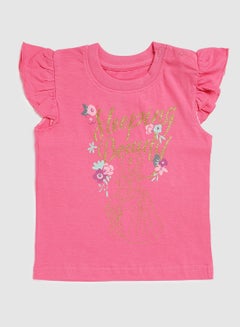 Zarafa Fashionable Casual T-Shirt Fuchsia  - Image 1